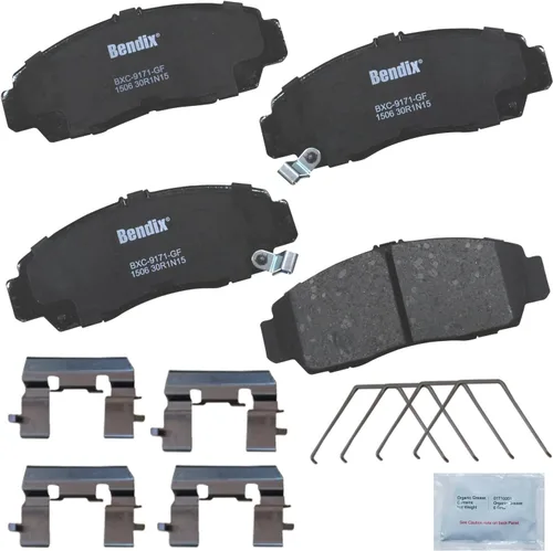 Miniatura 15 de Pastillas de freno delanteras cerámicas Bendix Priority1 CFC2302 para Hyundai Elantra 2021, Sonata 2022-2020, Kia K5 2023-2021