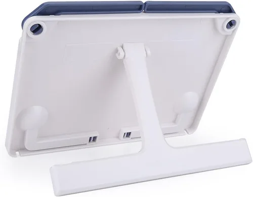 Miniatura 3 de VGEBY 1 soporte de música de escritorio pequeño plegable portátil para partituras de mesa para guitarras de piano, soporte de lectura para soporte