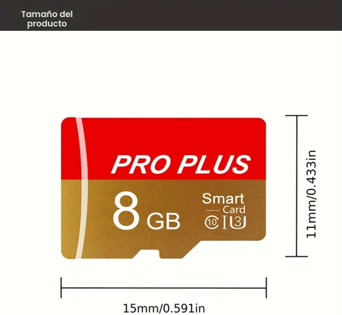 Miniatura 7 de Paquete de 2 tarjetas TF de 8GB con adaptador, tarjeta de memoria de alta velocidad, UHS-I C10 A1 tarjeta TF de memoria para tablet/teléfono