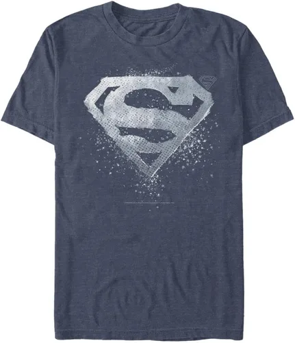 DC Comics Camiseta de manga corta con logotipo de Superman Glitch para hombre Big & Tall