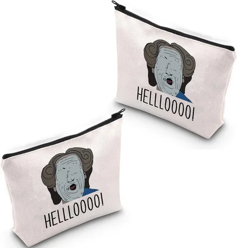 Miniatura 2 de XYANFA Bolsa de maquillaje inspirada en la señora D de los años 90, regalo de película divertida para abuela, bolsa con cremallera para fanáticos