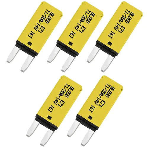 Miniatura 30 de GLOSO Mini disyuntor ATM E71 0.110 in Disyuntores automáticos de 20 amperios de reinicio automático (T1) - 1 paquete (20A)