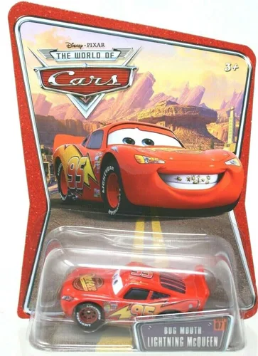 Bug Mouth Lightning McQueen #07 Disney / Pixar Cars escala 1:55 The World of Cars Vehículo fundido a presión