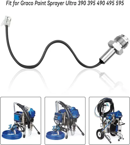 Miniatura 5 de Transductor de pulverizador de pintura de repuesto 243222 apto para pulverizador de pintura Graco Ultra 190ES 390 395 490 495 595 695 795 1095 1595