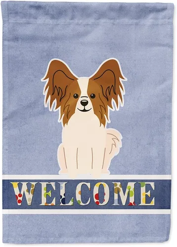 Miniatura 161 de Caroline's Treasures BB5622GF Airedale - Bandera de bienvenida para jardín, bandera decorativa para patio, exteriores, patio, parterres