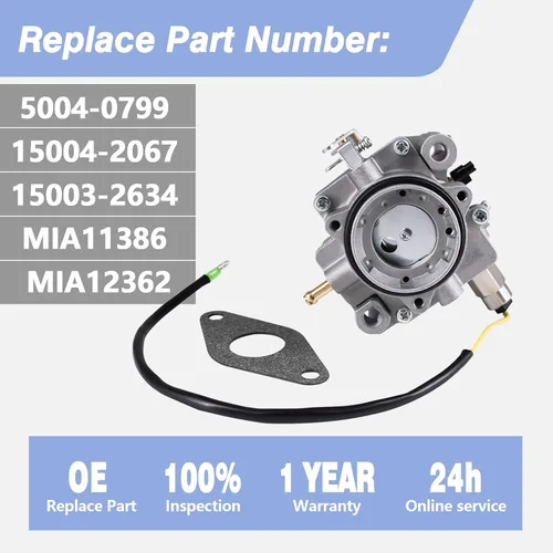 Miniatura 3 de Kit de carburador 15004-0799 para Kawasaki FD620D AS16 AS18 AS19 John Deere 425 445 455 Reemplaza 15004-2067 15003-2634 MIA11386 MIA12362