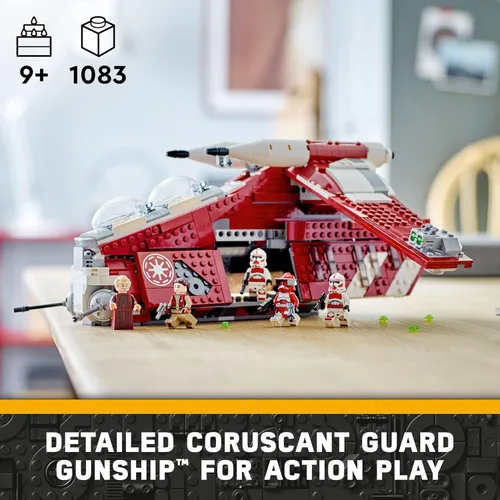 Miniatura 2 de LEGO Star Wars Nave de combate Coruscant Guard 75354 Juguete para construir Star Wars para niños de 9 años, idea de regalo para fanáticos de Star