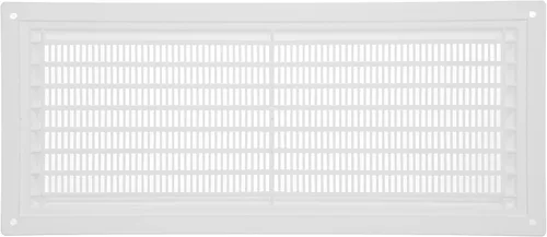 Miniatura 6 de Vent Systems Cubierta de ventilación de plástico blanco de 3 x 10 pulgadas (dimensiones de apertura), rejilla de retorno rectangular con pantalla