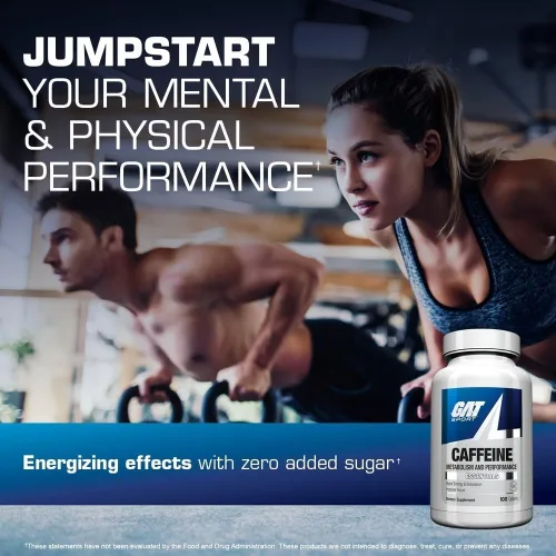 Miniatura 3 de GAT SPORT Metabolismo y rendimiento de la cafeína Essentials, 100 tabletas