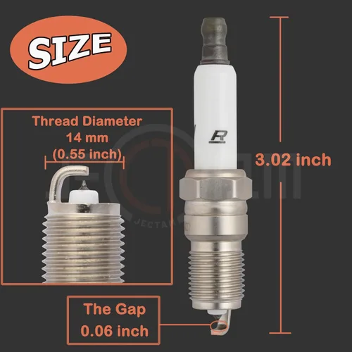 Miniatura 4 de Bujías de repuesto automotrices 41-101, 6 bujías de iridio ITR4A15 compatibles con Aztek 2002-2005, Bonneville 1996-2003, Grand Am 2002-2005, Grand