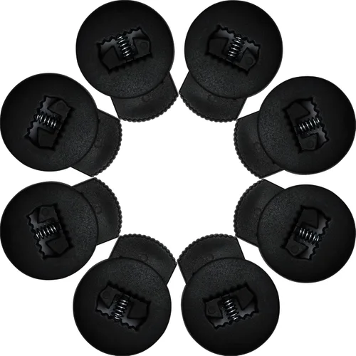 AliBall Candados para Guantes, Candados de Cordón para Guante de Béisbol, 8 Piezas, Nunca Más Necesitarás Hacer Nudos, Alta Elasticidad, Hechos de
