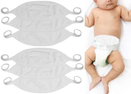 Miniatura 21 de ToBeInStyle Paquete de 3 Cómodas Fajas Abdominales para Bebés Recién Nacidos - Pastel - Talla Única Paquete de 3: Pastel