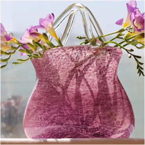 Miniatura 8 de Bag Flower Vase, Unique Flower Vase Purse Glass Vase Glass Tote Bag Vase, for Home Décor,Enterpiece,Events,Office,Garden,Wedding,Yellow