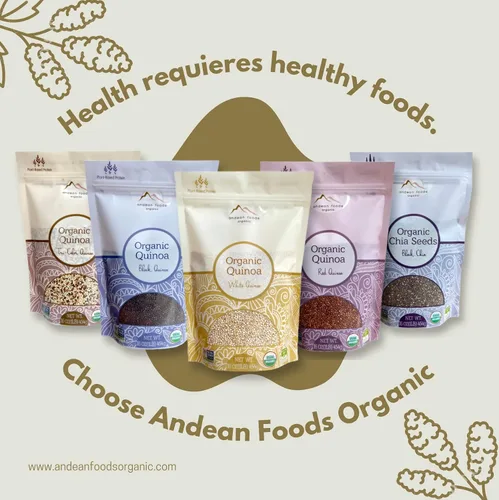 Miniatura 8 de Andean Foods Organic Quinoa blanca de alta calidad, superalimento, sin OMG, sin gluten, vegano, 1 libra, 16 onzas Blanco