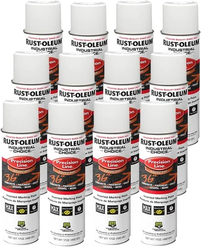 Miniatura 10 de Rust-Oleum 203023 Industrial Choice - Pintura en aerosol para marcado a base de disolvente invertido, 17 onzas, verde fluorescente