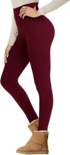 Miniatura 14 de NexiEpoch - Leggings de forro polar para mujer, pantalones de yoga de invierno de cintura alta, control de abdomen, suaves, térmicos, cálidos