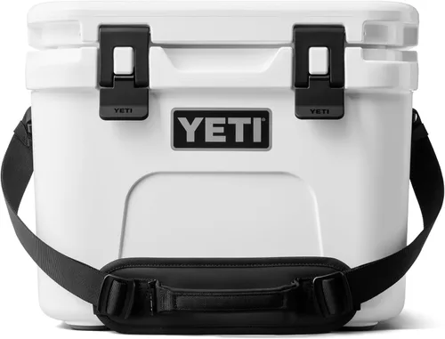 YETI Roadie 15 - Enfriador duro con correa de hombro DoubleDuty Blanco
