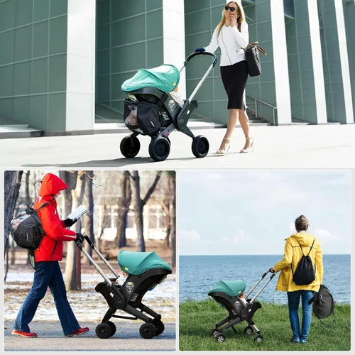 Miniatura 5 de Bolsa de almacenamiento compatible con el cochecito de asiento de automóvil Doona, accesorios de cochecito, gran capacidad, accesorios para bolsa