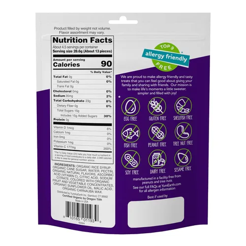 Miniatura 2 de YumEarth - Caja de botanas de frutas orgánicas, 0.7 oz (paquete de 10)