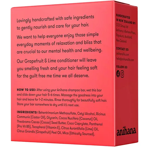 Miniatura 9 de ANIHANA Juego de barra de champú y acondicionador para cabello seco dañado, seguro para teñido, hidratante, aspecto saludable, sin parabenos