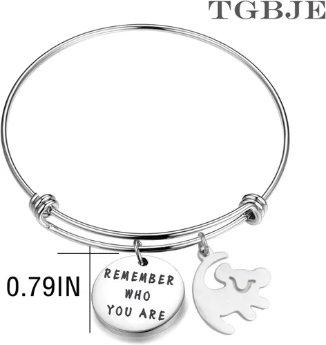 Miniatura 2 de TGBJE Pulsera inspirada en la pulsera Remember Who You Are para los fans del león