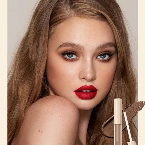 Miniatura 10 de MAEPEOR Sombra de ojos líquida mate 8 colores neutral desnuda suave sombra de ojos ligera de alto pigmento e impermeable sombra de ojos líquida