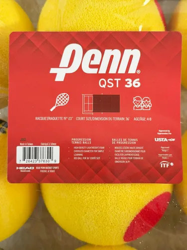 Miniatura 3 de Penn QST 36 - Pelotas de tenis rojas de espuma juvenil para principiantes