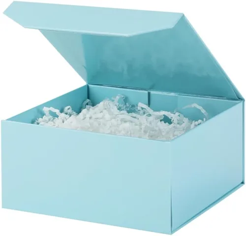 Miniatura 55 de 5 cajas de regalo rosa con cinta de 9.5 x 7 x 4 pulgadas, caja de regalo resistente con tapa para embalaje de regalo, cajas de almacenamiento