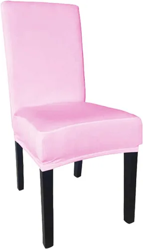 Miniatura 27 de Funda protectora de tela de elastano elástica extraíble y lavable para silla de comedor (color aguamarina, 6)