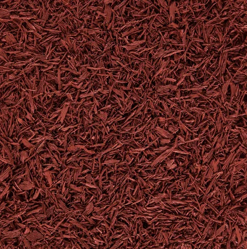 Miniatura 9 de Rubberific Mantillo de goma triturada prémium para jardines, césped y paisajismo, color de larga duración, parece mantillo de madera natural