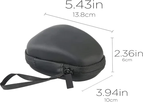 Miniatura 5 de co2CREA Funda de viaje rígida de repuesto para mouse inalámbrico Logitech MX Master 2S Advanced (funda negra + interior blanco)