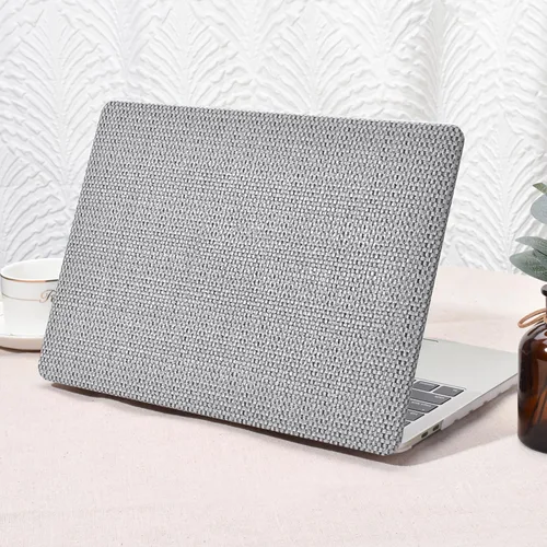 Miniatura 18 de Seorsok Funda compatible con MacBook Air de 13 pulgadas 2022-2018 versión A1932 A2179 M1 A2337 Touch ID, elegante funda rígida de plástico de cuero