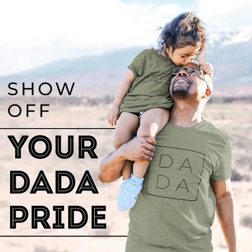 Miniatura 4 de Inkopious - Camiseta con inscripción DADA regalo del día del padre para padres primerizos