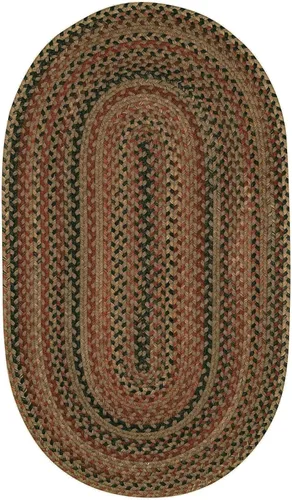 Miniatura 7 de Capel Rugs Manchester - Alfombra trenzada ovalada, 2 x 3 pulgadas, tonos dorados Tonalidades doradas