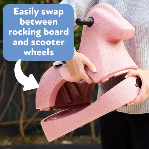 Miniatura 6 de Nuby Rock 'N Ride Caballo Mecedor para Niños - Juguete para Montar, Mecerse y Deslizarse para Juego Interior y Exterior - Juguete de Desarrollo