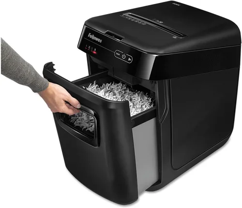 Miniatura 6 de Fellowes AutoMax 200C triturador de papel de corte cruzado con alimentación automática 2 en 1 para oficina con capacidad de alimentación automática