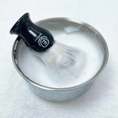Miniatura 6 de Brochas de Afeitar de Lujo para Hombres de Echolly - Brochas de Afeitar de Cerdas Super Fuertes sin Desprendimiento para Hombres - Mango de Acrílico