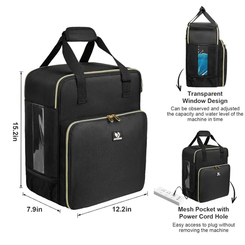 Miniatura 3 de Estuche de transporte compatible con Baby Brezza Formula Pro Advanced Formula Pro, bolsa de viaje con mezclador de fórmula aislada con correa