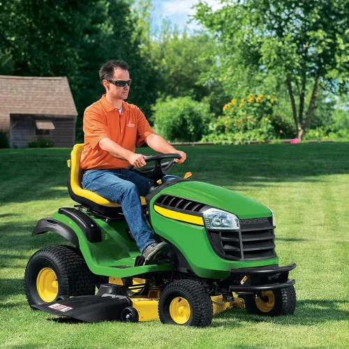 Miniatura 6 de Marastar Neumático 15x6.00-6, conjunto de rueda y neumático delantero de repuesto similar al OEM, compatible con cortacéspedes John Deere, Turf
