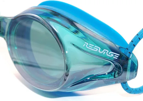 Miniatura 3 de Gafas de natación anti niebla con correa elástica de ajuste rápido Azul espejo