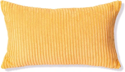 Miniatura 94 de Artscope Fundas de Almohada de Pana a Rayas Acogedoras Súper Suaves Decorativas Cuadradas Fundas de Cojín para Sofá Sillón Dormitorio Decoración