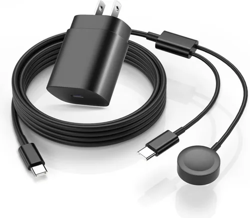 Miniatura 8 de Paquete de 2 cables de carga para Apple Watch, cargador rápido magnético a cable USB-C de 3 pies (1m), cargador rápido inalámbrico portátil