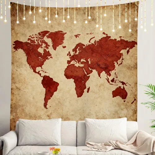 Miniatura 49 de Shrahala Tapiz de pared de hojas de arce otoñal, hojas rojas llameantes, fondo negro, tapiz grande para colgar en la pared, tapiz decorativo