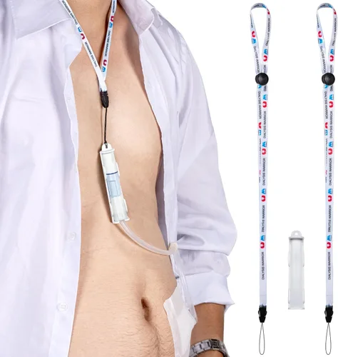 Miniatura 8 de Soporte patentado de transferencia de diálisis peritoneal para Baxter, accesorios para cinturón de soporte de catéter PD Azul