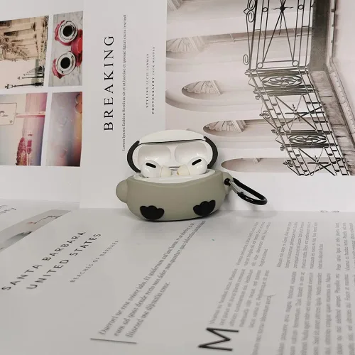 Miniatura 3 de Funda compatible con Airpod Pro 2019 Gen Penguin, silicona Kawaii divertida linda caricatura 3D diseño animal elegante para hombres y mujeres, funda