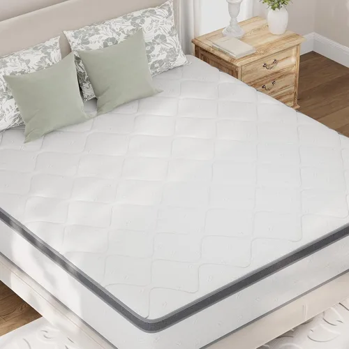 Miniatura 8 de Novilla Colchón híbrido tamaño Queen de 14 pulgadas, colchón híbrido tamaño Queen en una caja, colchones de espuma con parte superior acolchada