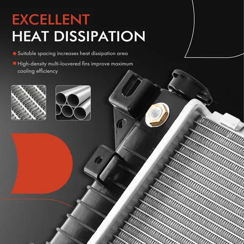 Miniatura 5 de A-Premium Radiador de refrigerante de motor con enfriador de aceite compatible con Dodge Grand Caravan y Chrysler Town & Country y Plymouth Grand