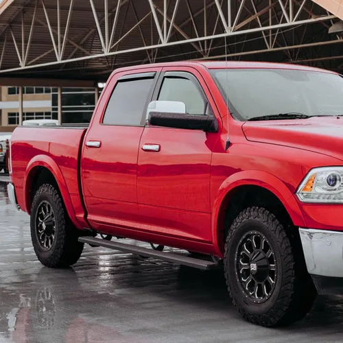 Miniatura 6 de Voron Glass Protectores de lluvia extra duraderos en canal para camiones, Dodge RAM 2009-2018 Crew Cab/Dodge Ram 1500 Classic 2019-2024 Crew Cab