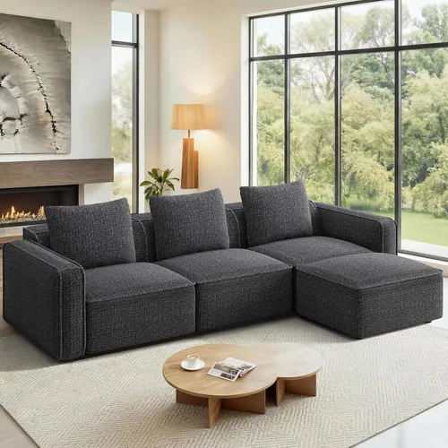 Miniatura 10 de Welzona loveseat - Sofá biplaza de felpilla cómodo de 75 pulgadas, sofás pequeños para espacios pequeños, sofá biplaza moderno de 2 plazas, sofás