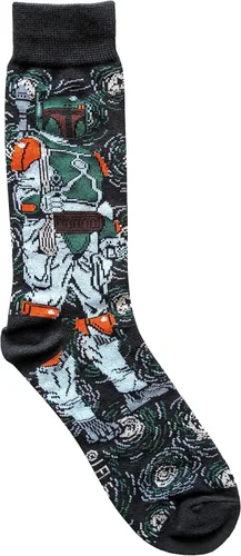 Miniatura 3 de STAR WARS Calcetines para hombre con temática de noche estrellada, paquete de 5 pares, talla 6-12, Multi